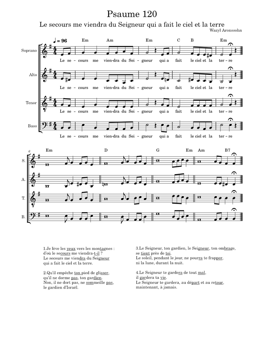 Psaume 121:7-8 - Verset de la Bible