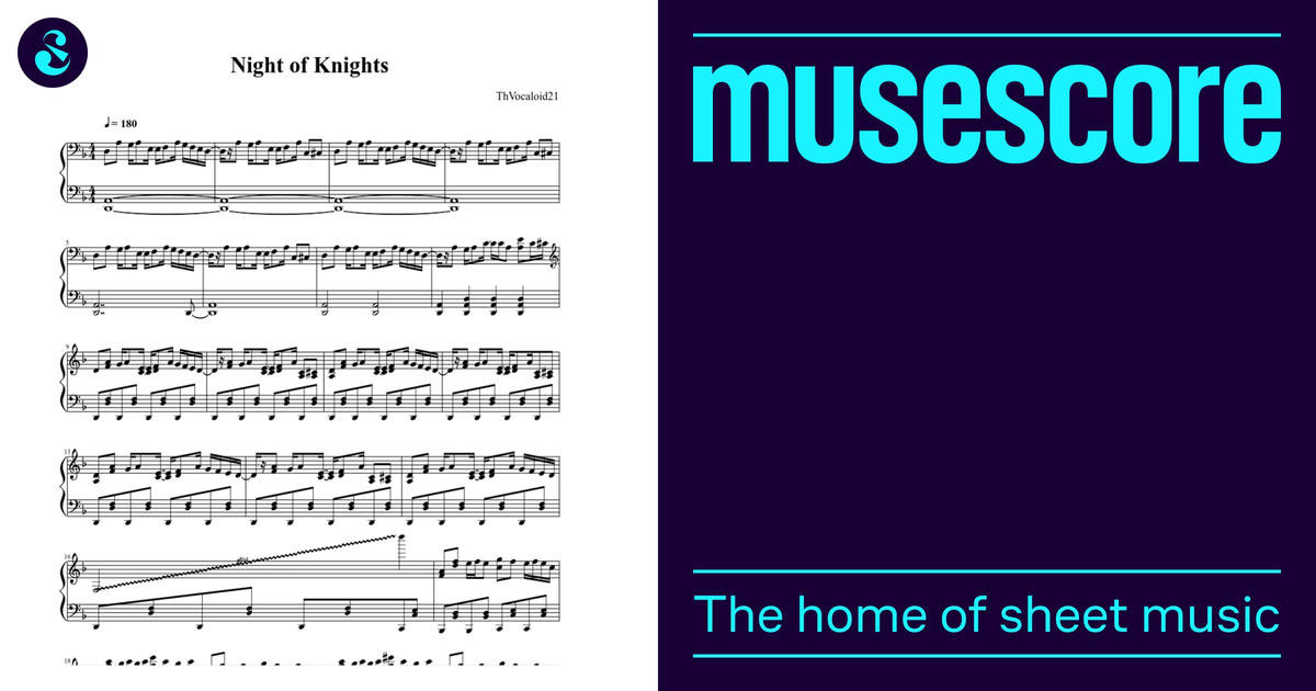 Night of Knights Sheet Music for Piano (Solo) | MuseScore.com