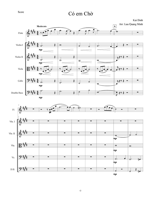 CO EM CHO - ORCHESTRA VERSION (Arr. LUU QUANG MINH) - KAI DINH (Orchestra)