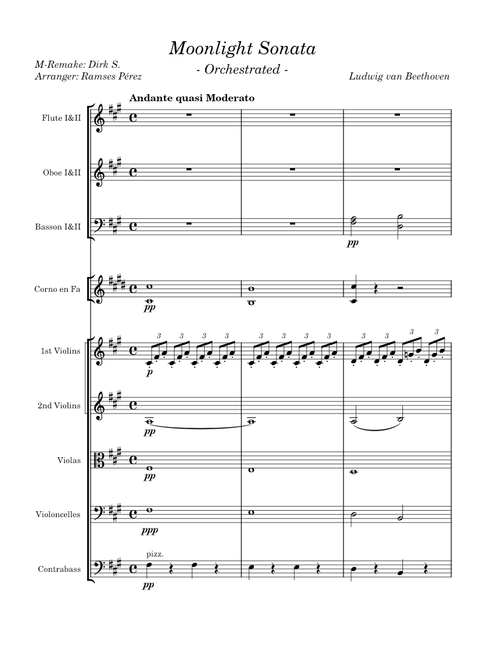 Moonlight Sonata – Ludwig van Beethoven (Remake)