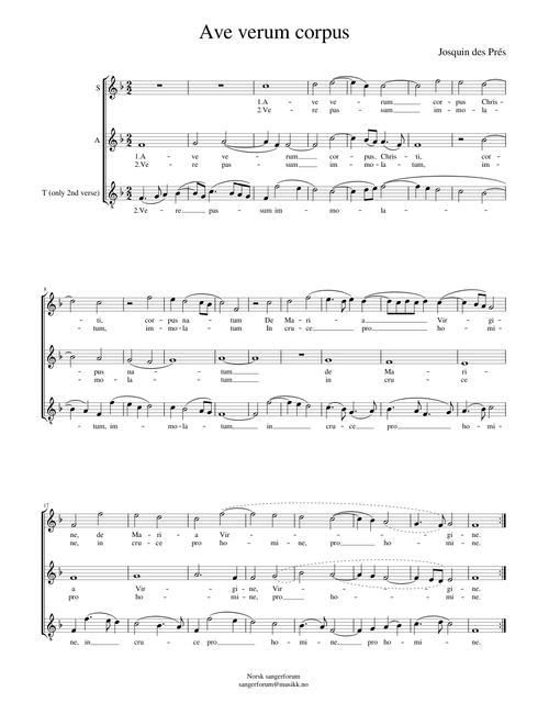 Ave verum corpus