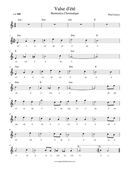 Valse d'été - Paul Lassey