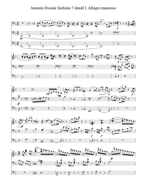 Symphony no 7 in D minor – Antonín Dvořák