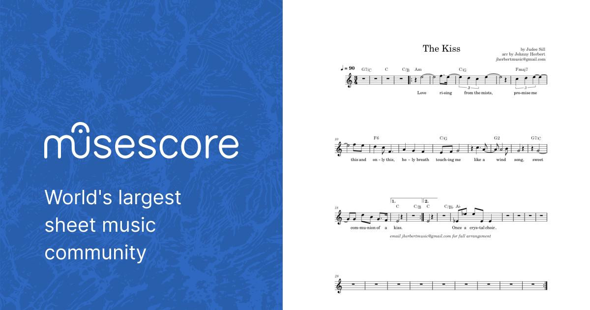 Maryanne Jones Ruina Cocinando The Kiss – Judee Sill (Piano/Guitar chords and Vocal Lead) Sheet music for  Vocals (Solo) | Musescore.com