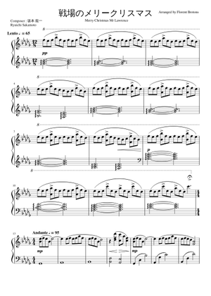 Merry Christmas Mr Lawrence(戦場のメリークリスマス) - 坂本龍一