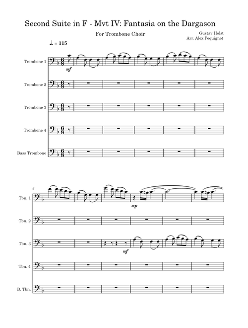 Second Suite in F - IV. Fantasia on the "Dargason" – Gustav Holst