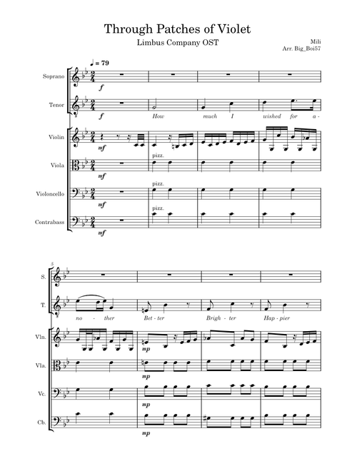 Through Patches of Violet – Mili