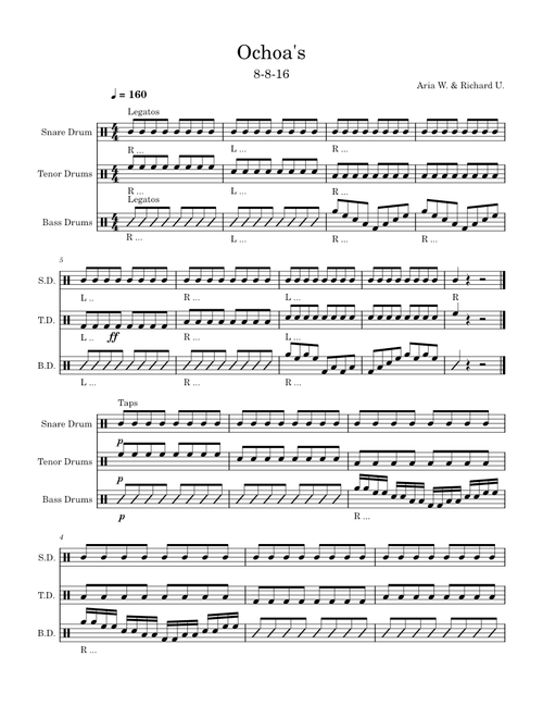 Ochoa's (5 basses)