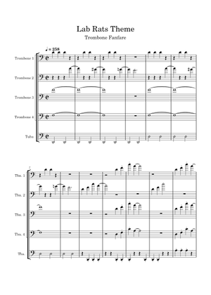 Lab Rats Theme Song – James Henry Lab Rats Theme Song Sheet Music for ...