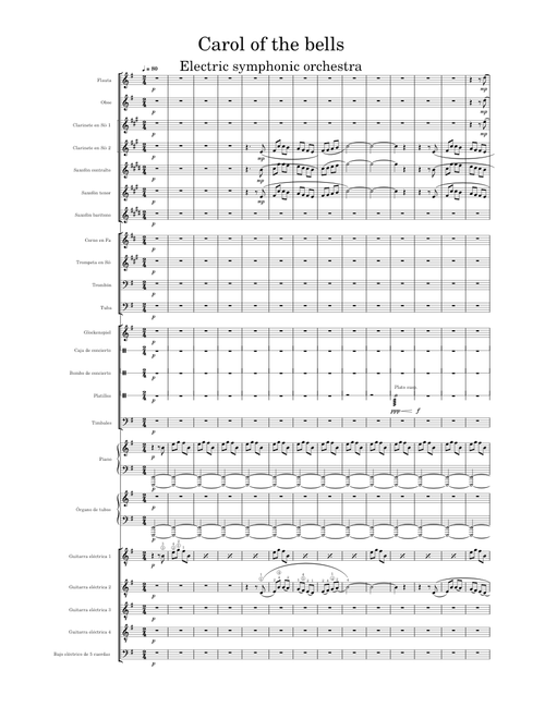 Carol of the bells electric symphonic orchestra