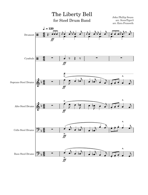 The Liberty Bell – John Philip Sousa for Steel Drum Band