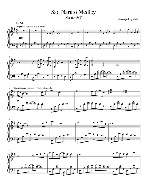 Sad Naruto Medley