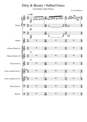 Sullied Grace - Kirby Triple Deluxe Sheet Music for Piano (Solo ...