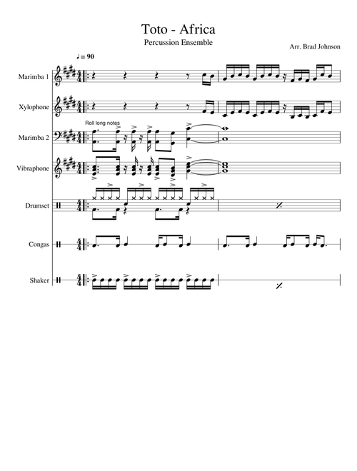 Toto - Africa Percussion Ensemble