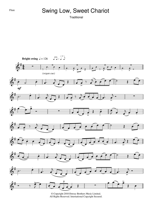 Swing Low, Sweet Chariot - African-American Spiritual (Flute Solo)