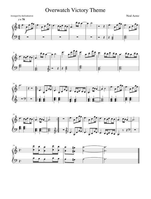 Overwatch Victory Theme