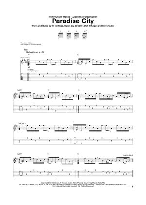 Play Official version of Chinese democracy Sheet Music by Guns N