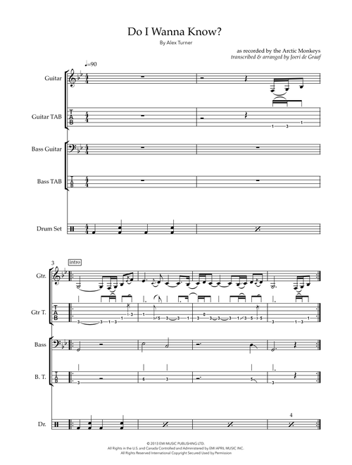 Do I Wanna Know? (Arr. Joeri de Graaf) - Arctic Monkeys (Cover Band)