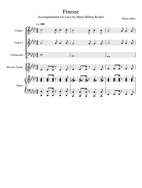 Finesse by Bruno Mars