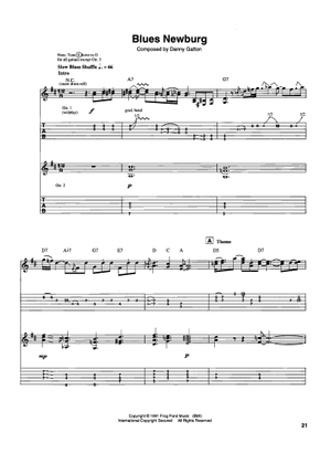 Play Official version of Elmira St. Boogie - Danny Gatton (Guitar