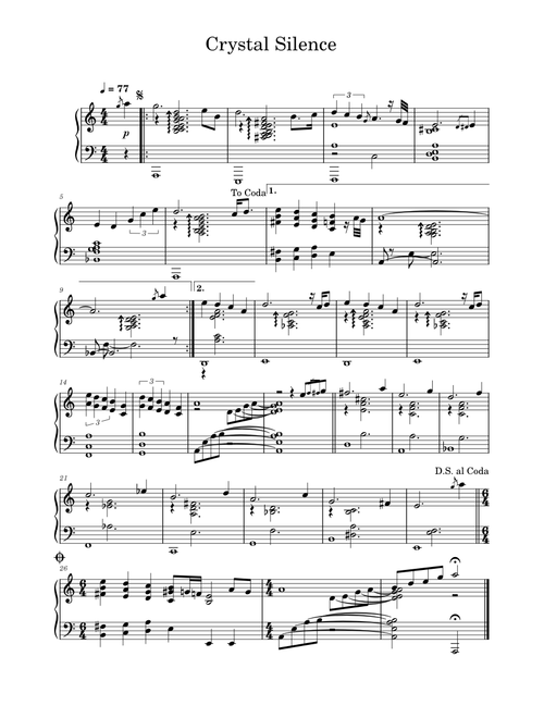 Crystal Silence – Chick Corea
