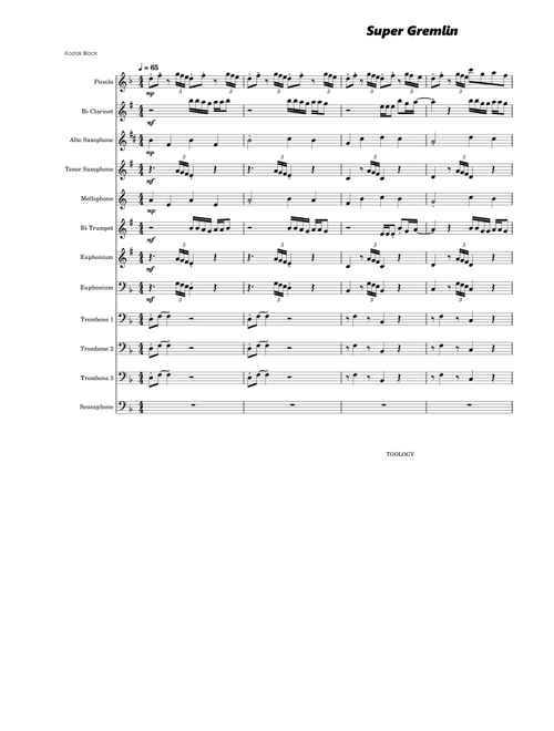 Super Gremlin (Arr. R. Cratic) - Maik Timmermann, Jacob Atl Jacob Canady, Bill K Kapri (Marching Band)