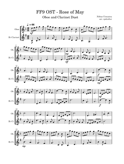 Rose of May – Nobuo Uematsu