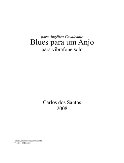 Blues for Vibraphone - Carlos dos Santos (Vibraphone Solo)