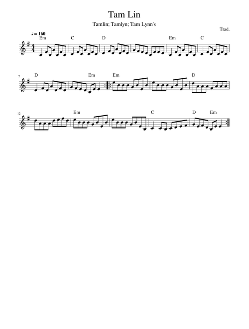Traditional music - Tam Lin