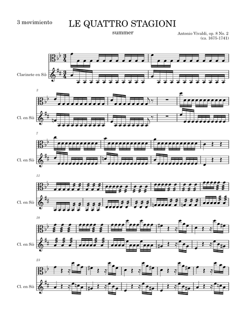 La Primavera – Antonio Vivaldi