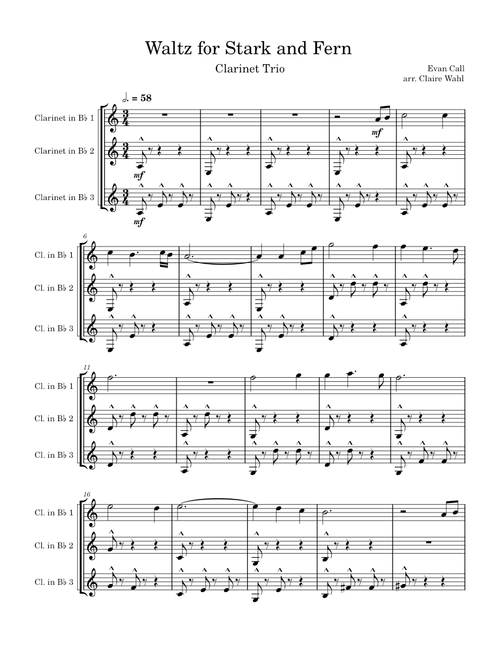 Waltz for Stark and Fern