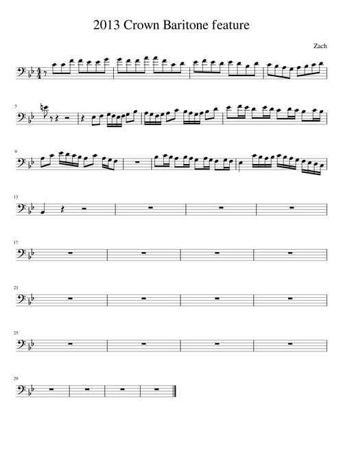 2013 Crown Baritone feature