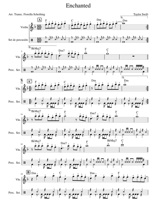 Enchanted - Taylor Swift - Violin SOLO