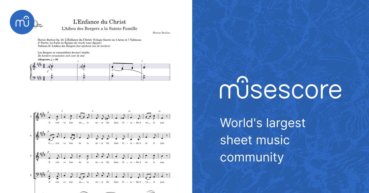 L'Enfance du Christ; 2nd part: La Fuite en Égypte; scene II