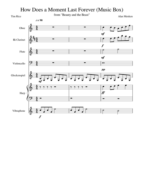 [Ensemble] How Does a Moment Last Forever (Music Box)