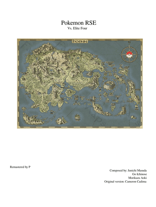 Pokemon ruby sapphire - elite four battle