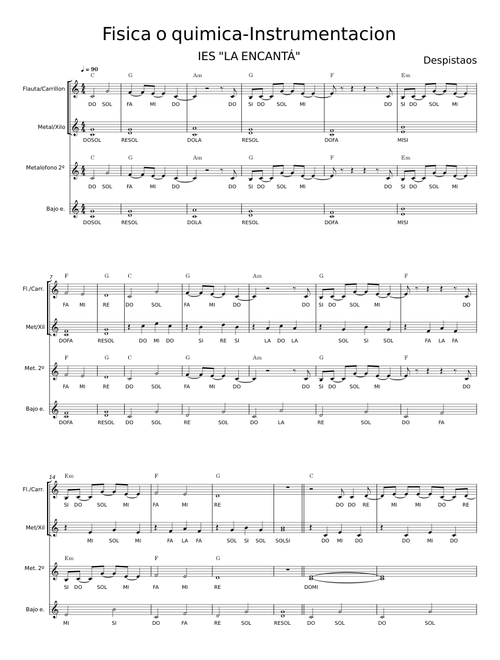 Fisica o quimica-Instrumentacion - Despistaos