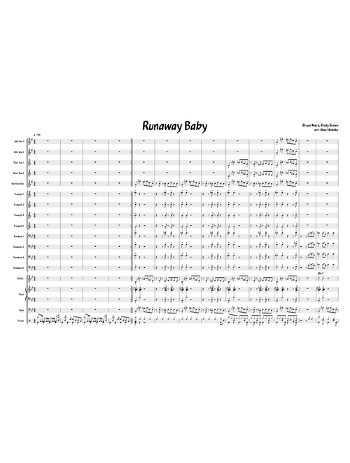 Runaway Baby (for Big-Band)