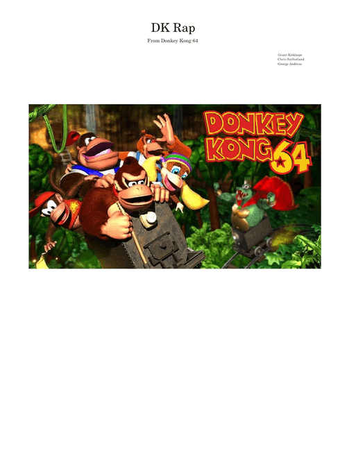 DK Rap – Grant Kirkhope