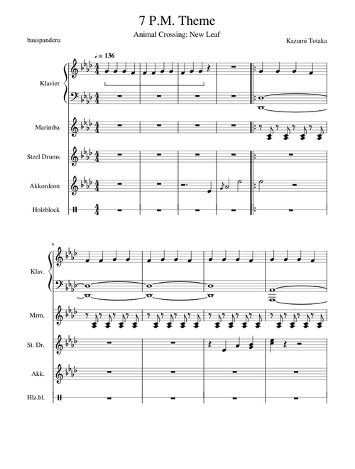 Animal Crossing: New Leaf 7 P.M. Theme Orchestral