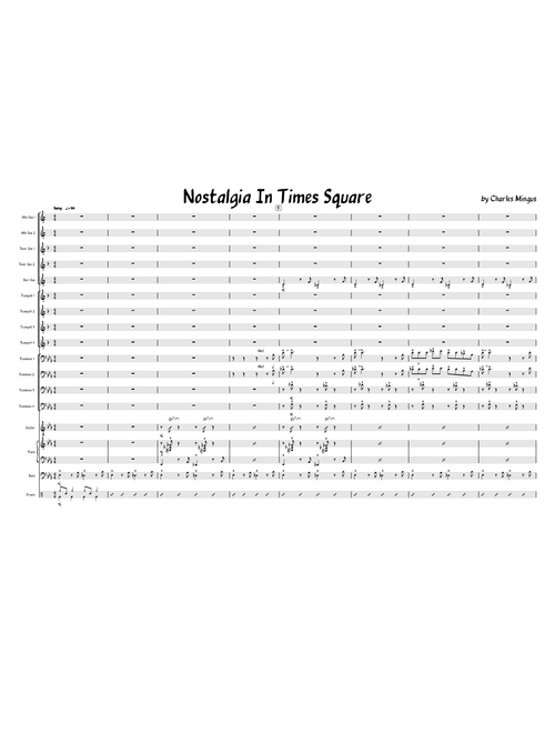 Nostalgia In Times Square – Charles Mingus