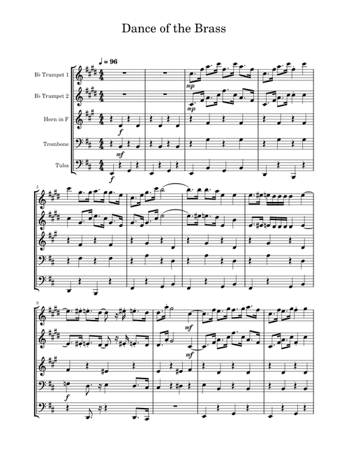 Dance of the Knights Brass quintet
