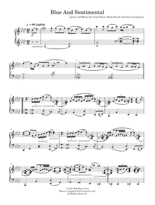 Blue And Sentimental - Oscar Peterson Trio (Solo)