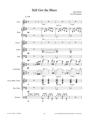 Still Got The Blues (Gary Moore) Sheet Music and Tab with