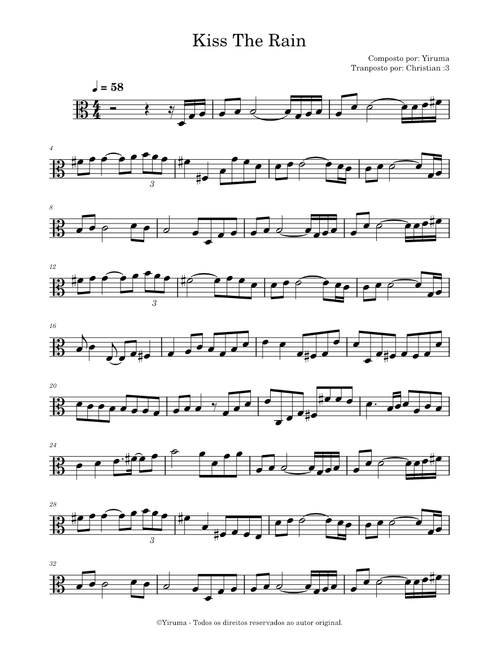 Kiss The Rain – Yiruma