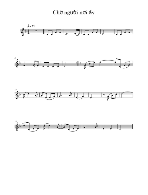 Chờ người nơi ấy – Huy Tuấn