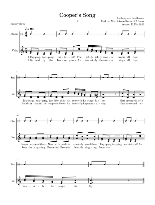 Cooper's Song