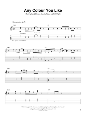 Play Official version of Us and them Sheet Music by Pink