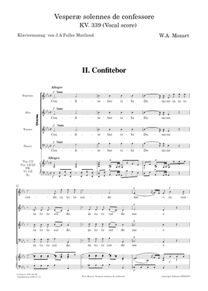 Vesperæ solennes de confessore, KV. 339 (IV. Laudate pueri) by