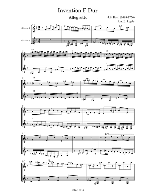 Invention in F major, BWV 779 – Johann Sebastian Bach